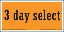 3 Day Select Labels 2" x 4"