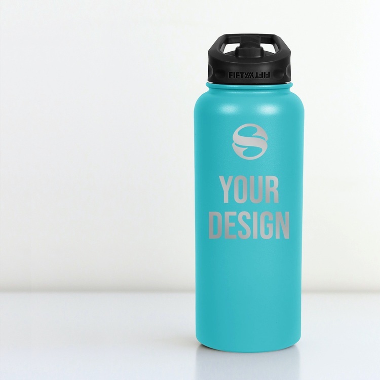 34 oz water bottle with SS logo 