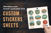 Maximize Your Brand's Potential with Custom Sticker Sheets!