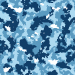 Blue Camo Material Example