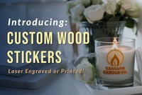 Introducing: Custom Wood Stickers!