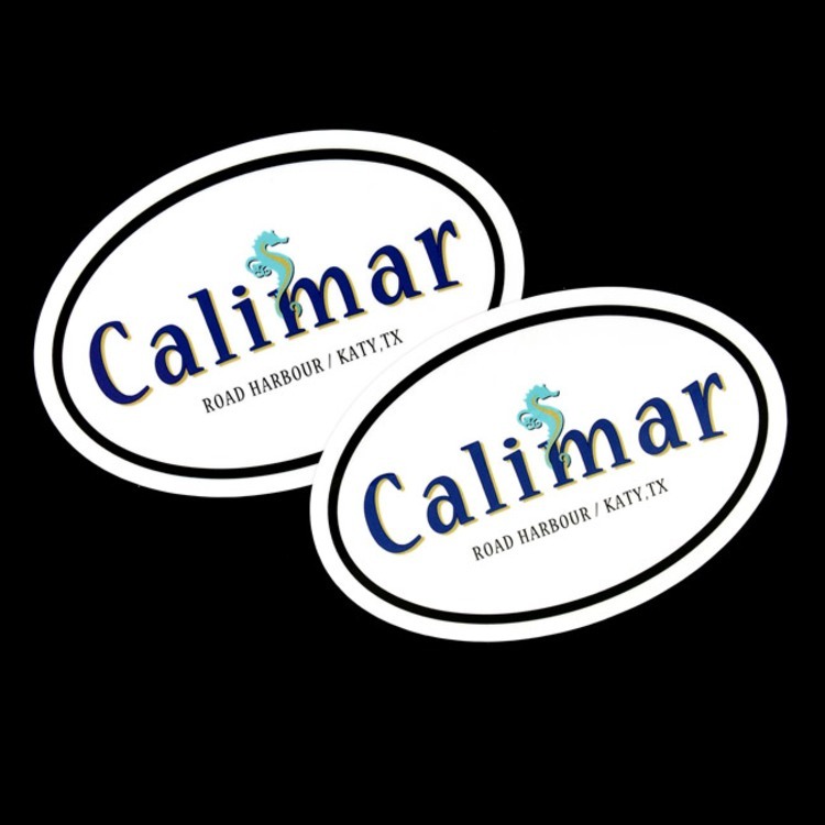 Calimar Oval Stickers