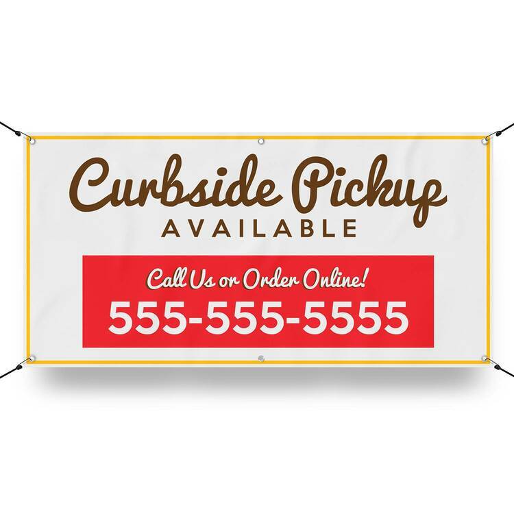 Curbside Banner Example 1 