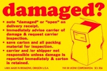 Damaged? Labels 2" x 3"