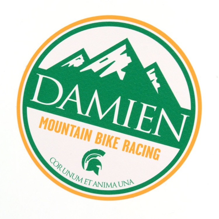 Damien Circle Stickers