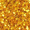 Gold Chunk Glitter Material Example