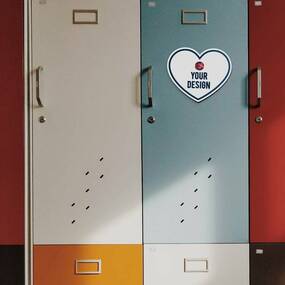 Heart Magnet Locker