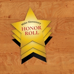 Honor Roll Star Magnets