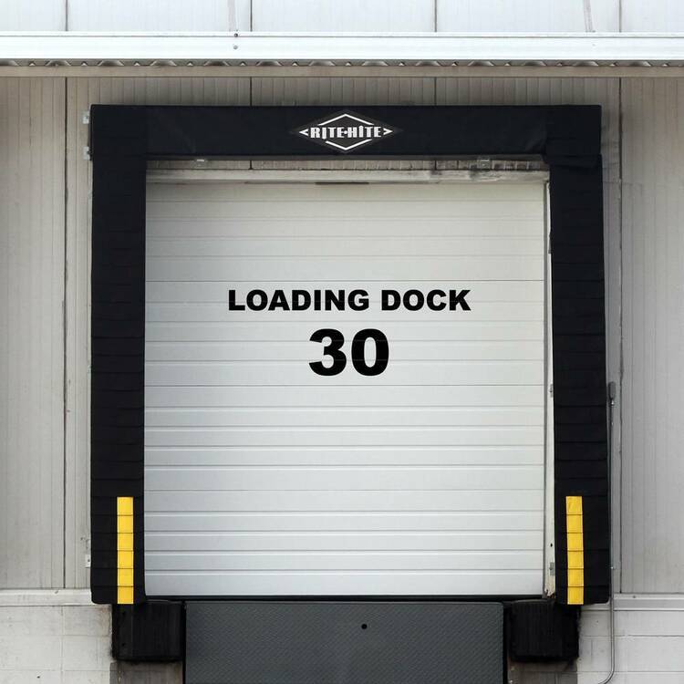 Loading Dock Vinyl Lettering Stickers