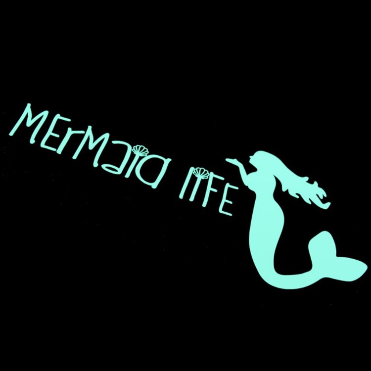 Mermaid Life Cut-Out Stickers