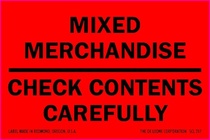 Mixed Merchandise Labels 2" x 3"