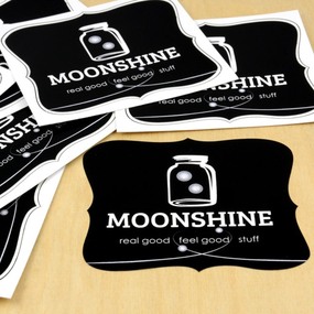 Moonshine Die-Cut Stickers