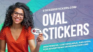 Custom Oval Stickers