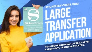 How To Apply A Large Transfer Sticker