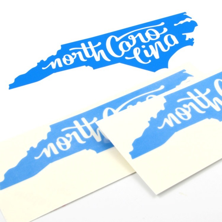 North Carolina Cut-Out Stickers