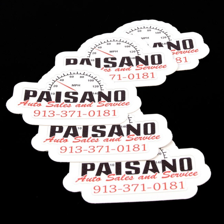 Paisano Auto Die-Cut Stickers