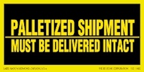 Palletized Shipment Labels 3" x 6"