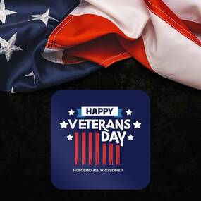 Veteran's Day Rounded Rectangle Sticker