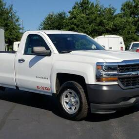 Work Truck Vinyl Lettering