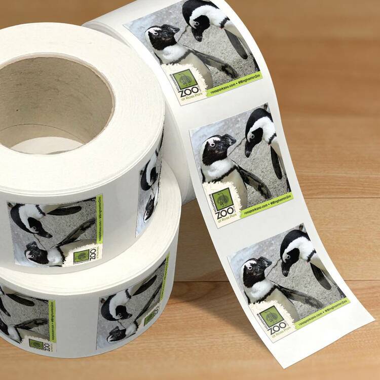 Zoo Roll Label Stickers