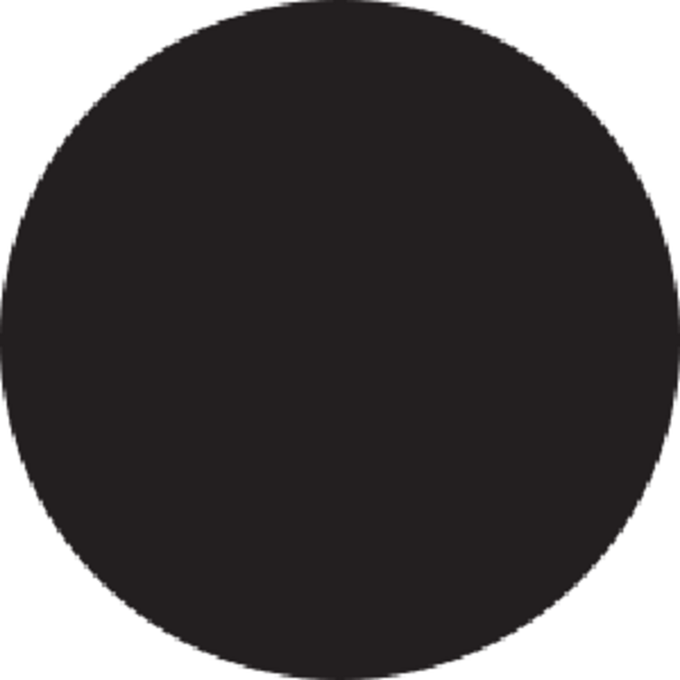 Black Circle Labels Label Size: 1.5" Diameter QTY: 1000 