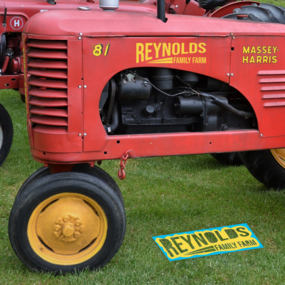 Branding Equipment With Stencil Stickers