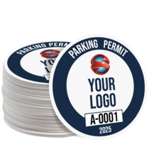 Custom Circle Parking Permit