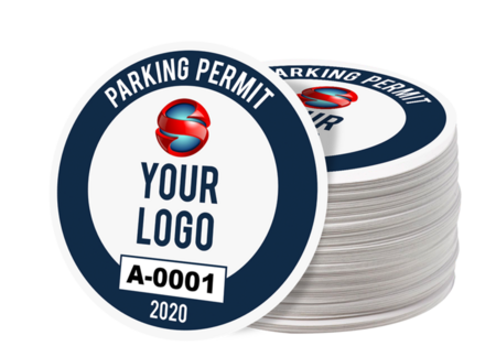 Custom Circle Parking Permit