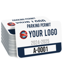 Custom Rectangle Parking Permit