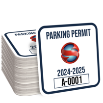 Custom Square Parking Permit