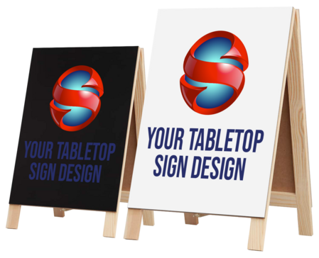 Custom Table Top Signs