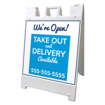 Custom Take Out A-Frame Sign