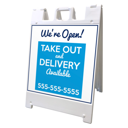 Custom Take Out A-Frame Sign