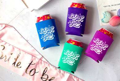 Custom Wedding Koozies