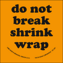 Do Not Break Shrink Wrap Labels 2" x 2"