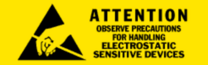 Electrostatic Sensitive Devices Paper Labels 5/8" x 2"