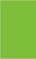 Fluorescent Green Rectangle Labels 2" x 2.35"