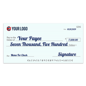 Giant Check Sample Image