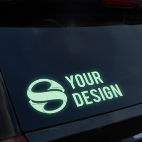 Glow in the Dark Transfer Stickers - Car