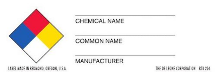 HMIG Fill In Paper Labels Blue, Red, Yellow, Black & White Label Size: 1" x 3" QTY: 1000 