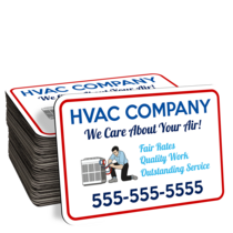 HVAC Car Door Magnet Thumb