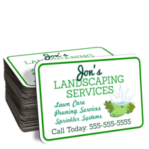 Landscaping Car Door Magnet Thumb