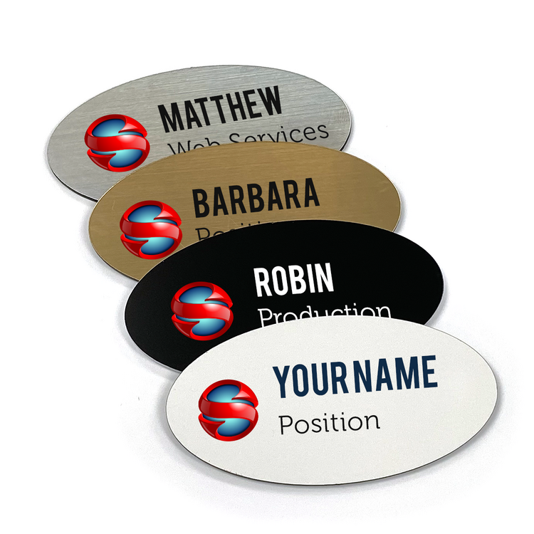 Large Oval Name Tags 1 