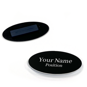 Large Oval Name Tags 3