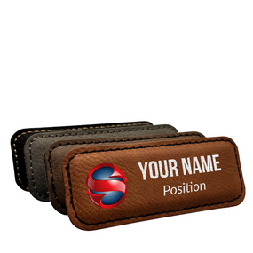 Leather Name Tag Set 1