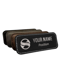 Leather Name Tags Engraved Thumb