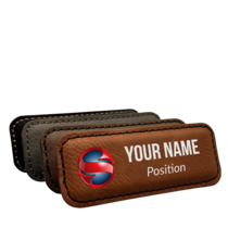 Leather Name Tags Printed Thumb