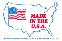 Made in the U.S.A. Labels 1.5" x 2.25"