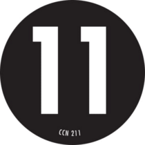 Number 11 Circle Labels 2" Diameter