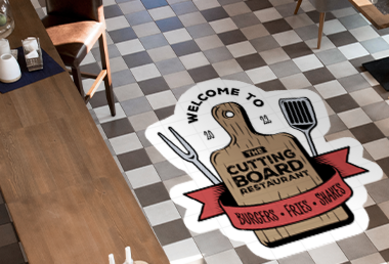 Restaurant Floor Stickers